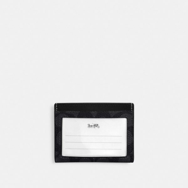Coach Outlet Slim ID Card Case In Signature Canvas - Preorder