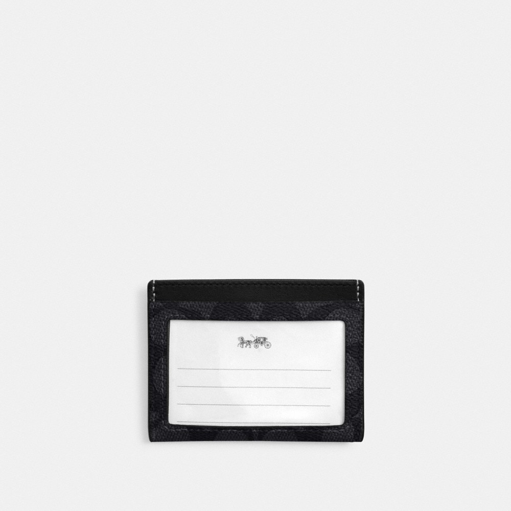 Coach Outlet Slim ID Card Case In Signature Canvas - Preorder