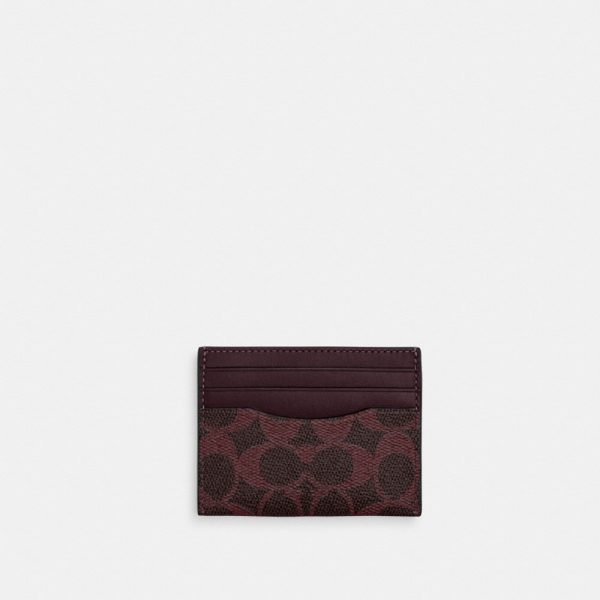 Coach Outlet Slim ID Card Case In Signature Canvas - Preorder