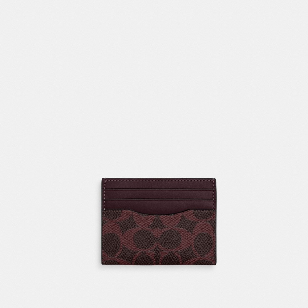 Coach Outlet Slim ID Card Case In Signature Canvas - Preorder