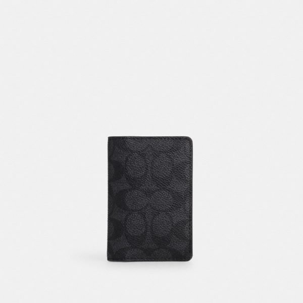 Coach Outlet ID Wallet In Signature Canvas - Preorder