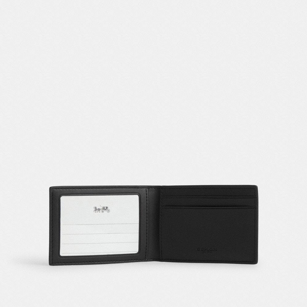 Coach Outlet Compact Billfold Wallet In Signature Canvas - Preorder