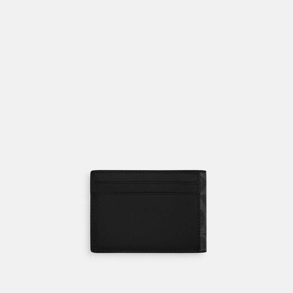 Coach Outlet Compact Billfold Wallet In Signature Canvas - Preorder