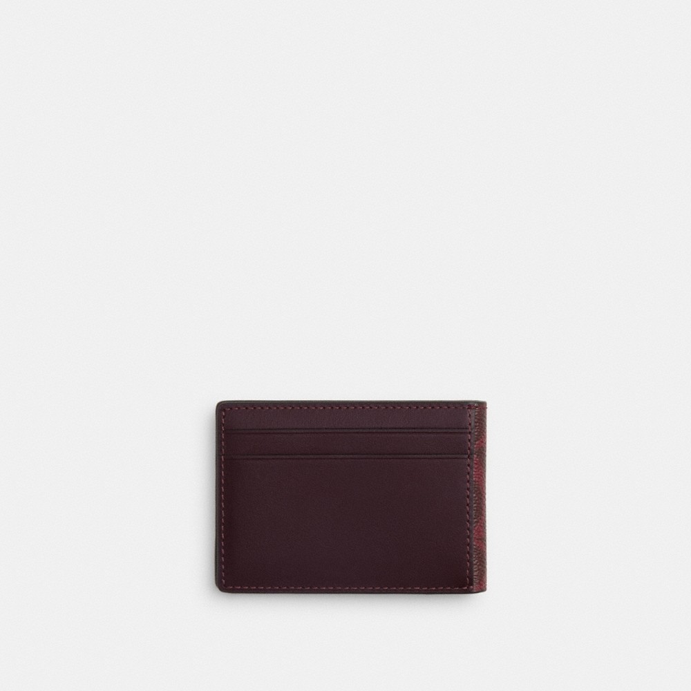 Coach Outlet Compact Billfold Wallet In Signature Canvas - Preorder