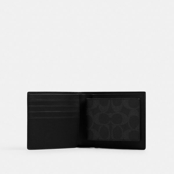 Coach Outlet 3-In-1 Wallet In Signature Canvas - Preorder