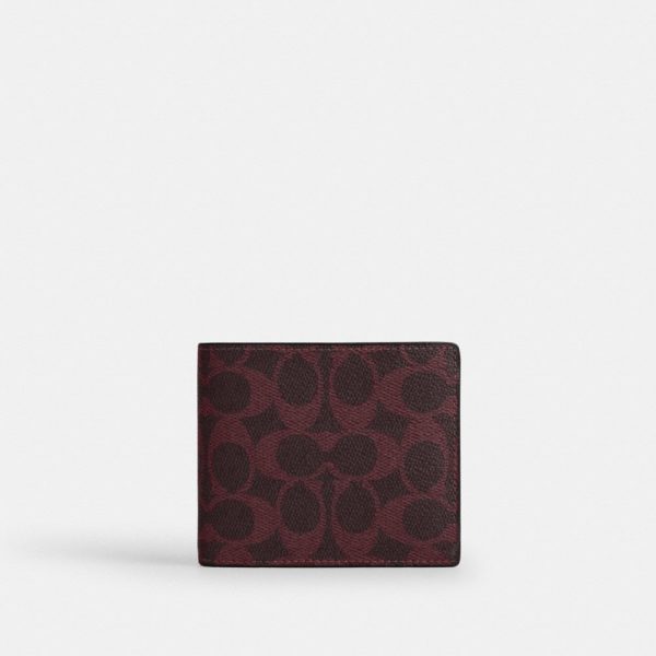 Coach Outlet 3-In-1 Wallet In Signature Canvas - Preorder