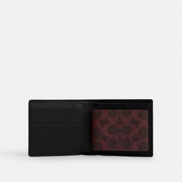 Coach Outlet 3-In-1 Wallet In Signature Canvas - Preorder