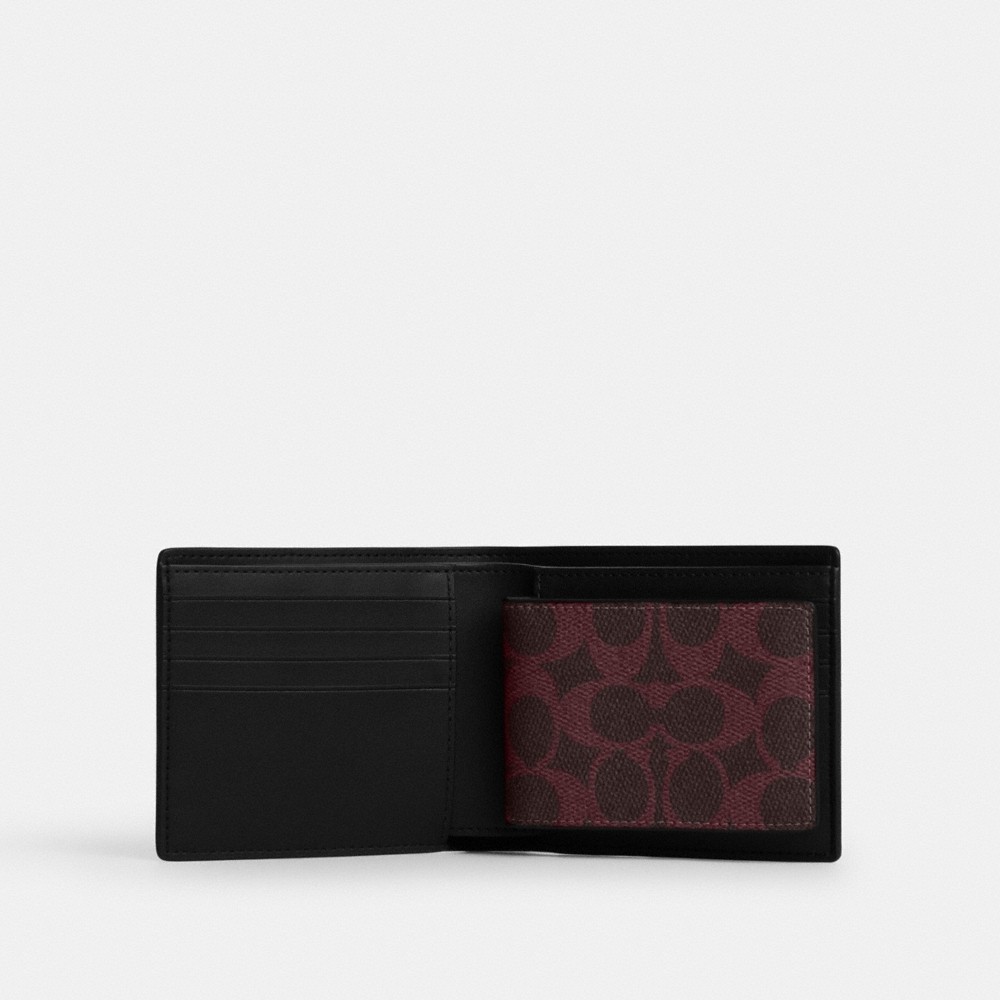 Coach Outlet 3-In-1 Wallet In Signature Canvas - Preorder