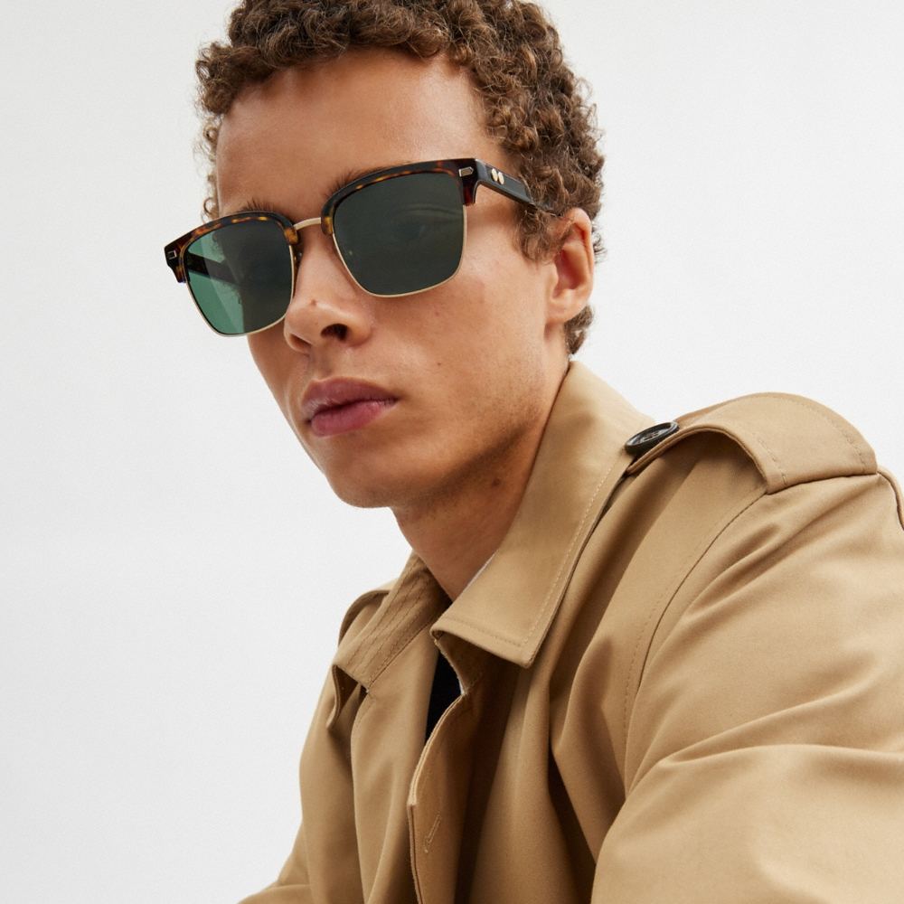 Coach Outlet Rivet Retro Sunglasses - Preorder