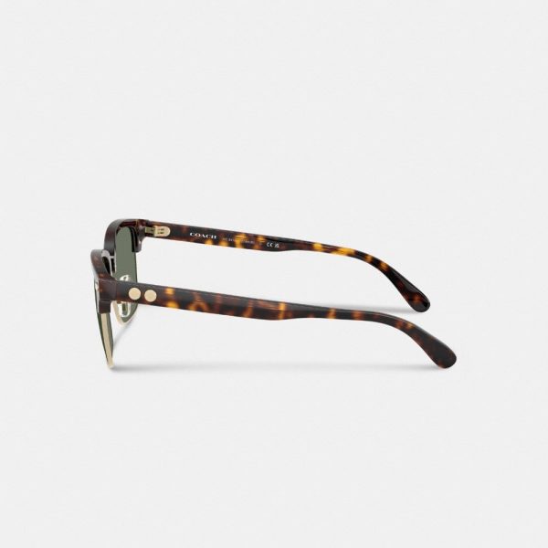 Coach Outlet Rivet Retro Sunglasses - Preorder