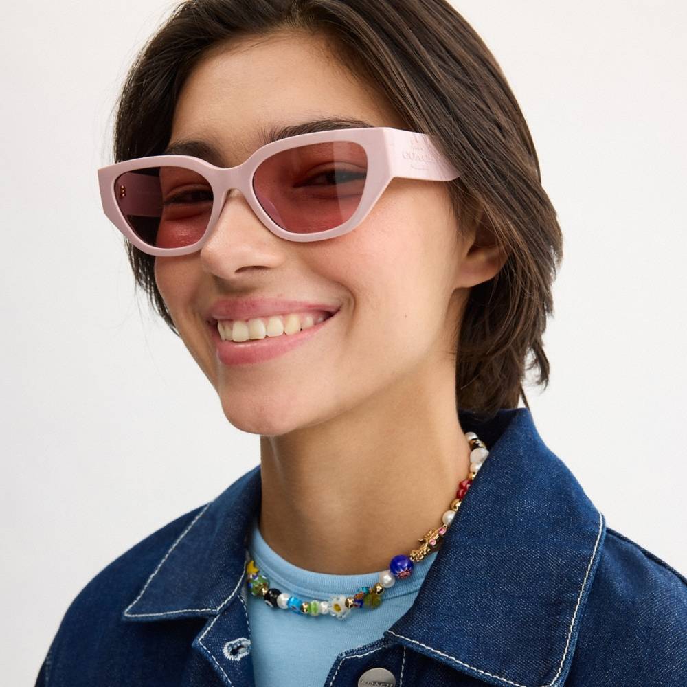Coach Outlet Geometric Cat Eye Sunglasses - Preorder