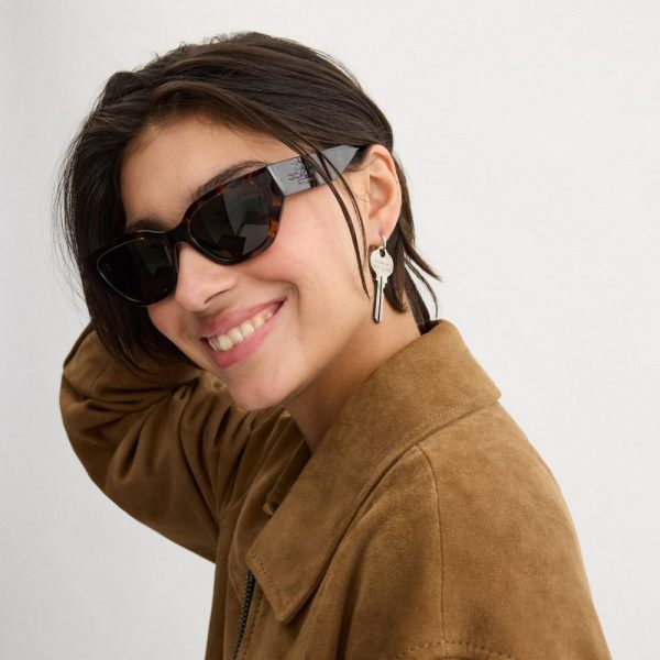 Coach Outlet Geometric Cat Eye Sunglasses - Preorder
