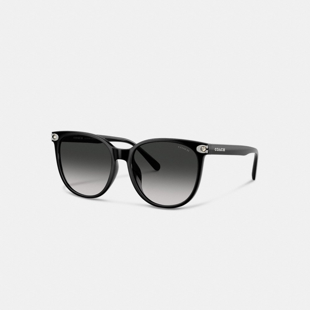 Coach Embedded C Rounded Square Sunglasses - Preorder