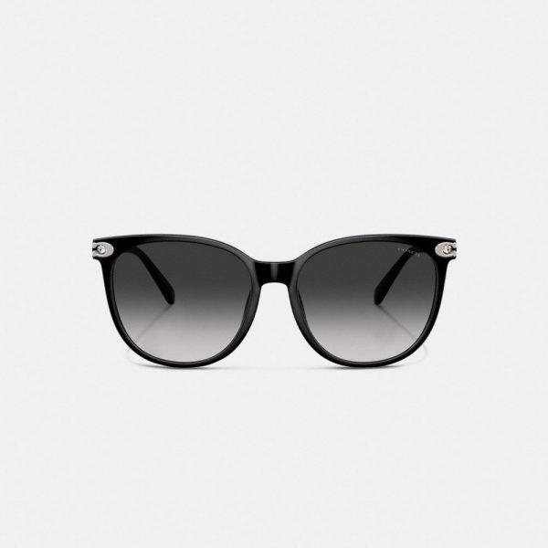 Coach Embedded C Rounded Square Sunglasses - Preorder