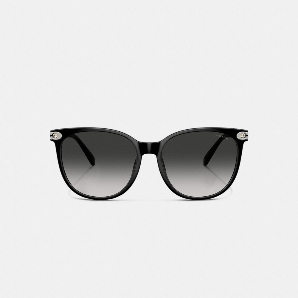Coach Embedded C Rounded Square Sunglasses - Preorder