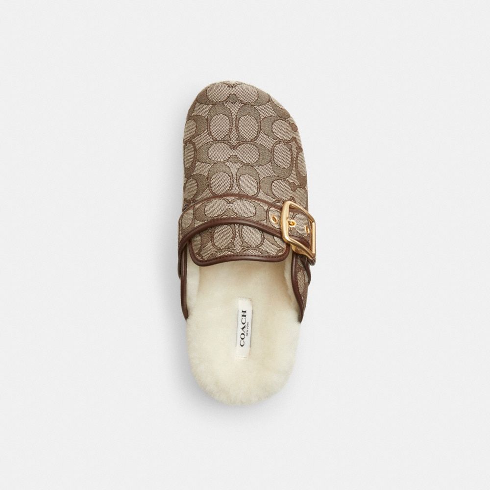 Coach Outlet Ashton Clog In Signature Jacquard - Preorder