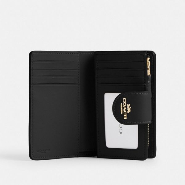 Coach Outlet Medium Corner Zip Wallet In Signature Canvas - Preorder