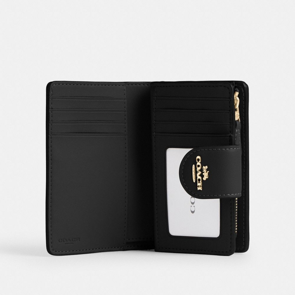 Coach Outlet Medium Corner Zip Wallet In Signature Canvas - Preorder