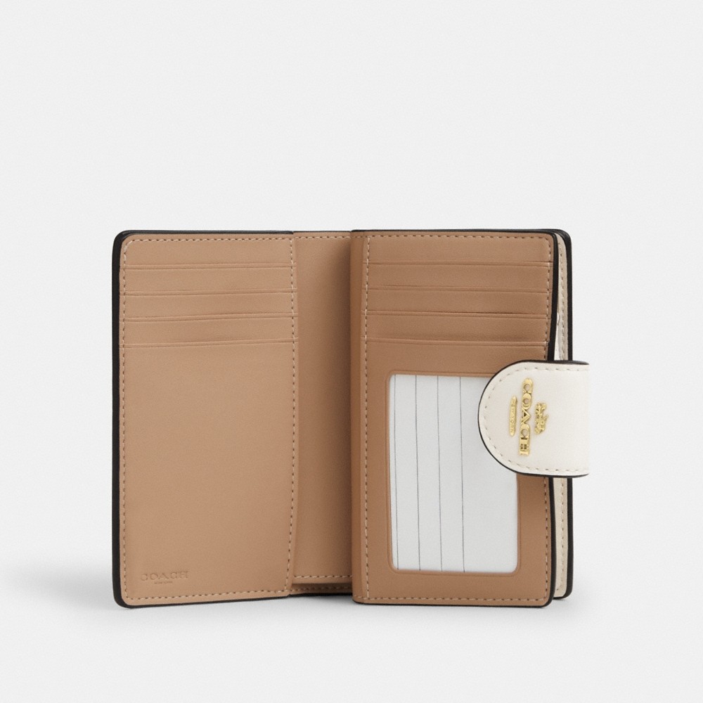 Coach Outlet Medium Corner Zip Wallet In Signature Canvas - Preorder