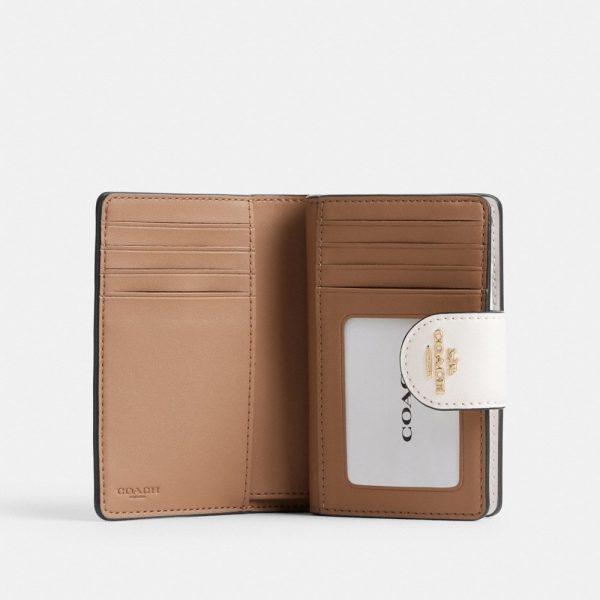 Coach Outlet Medium Corner Zip Wallet In Signature Canvas - Preorder