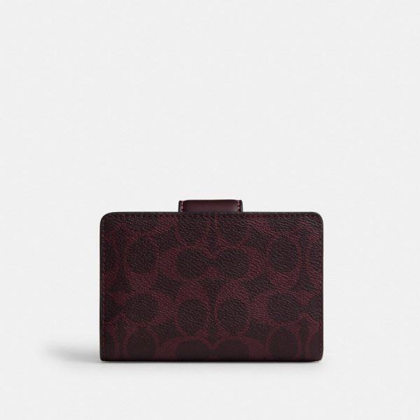 Coach Outlet Medium Corner Zip Wallet In Signature Canvas - Preorder