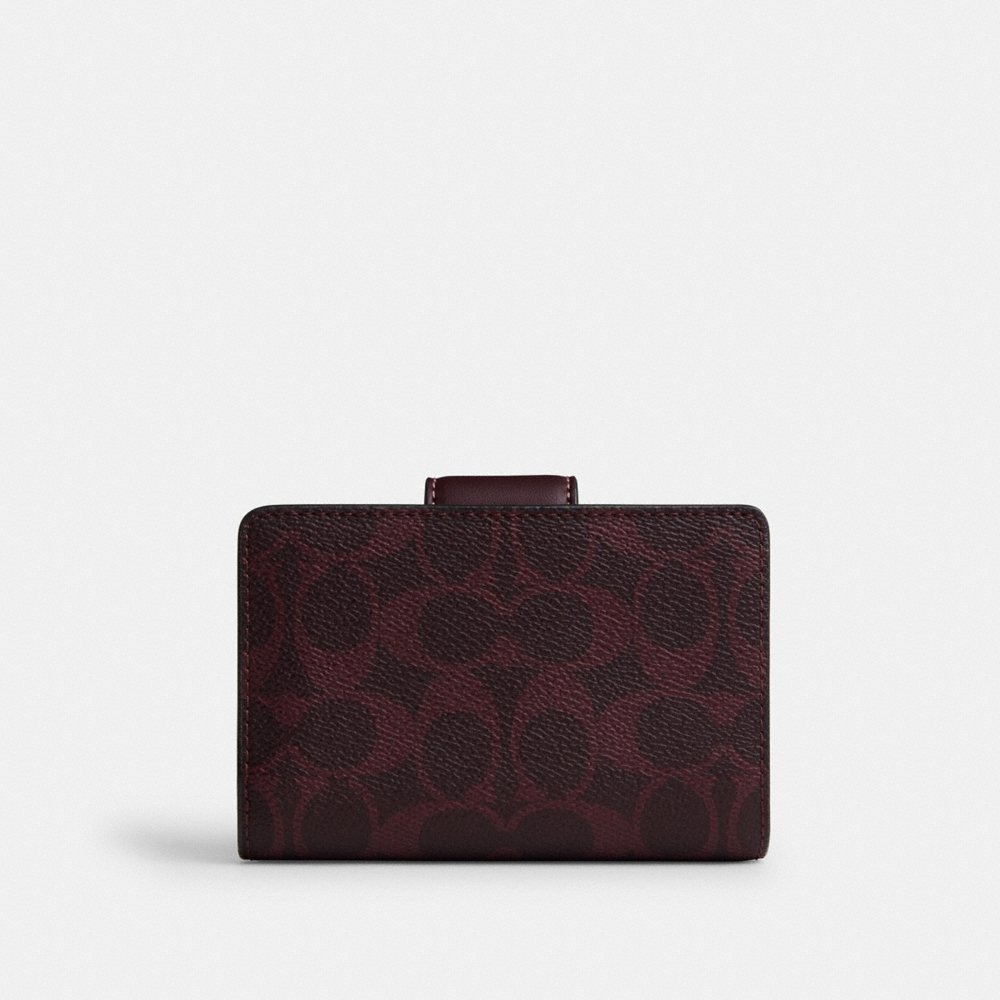 Coach Outlet Medium Corner Zip Wallet In Signature Canvas - Preorder