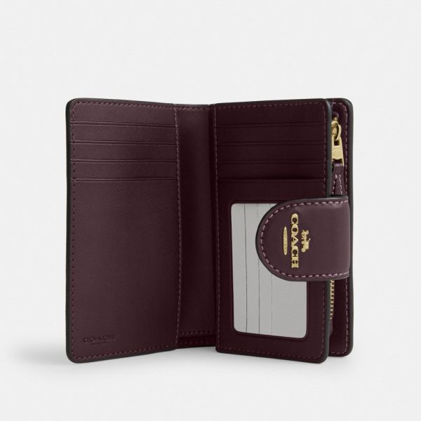 Coach Outlet Medium Corner Zip Wallet In Signature Canvas - Preorder