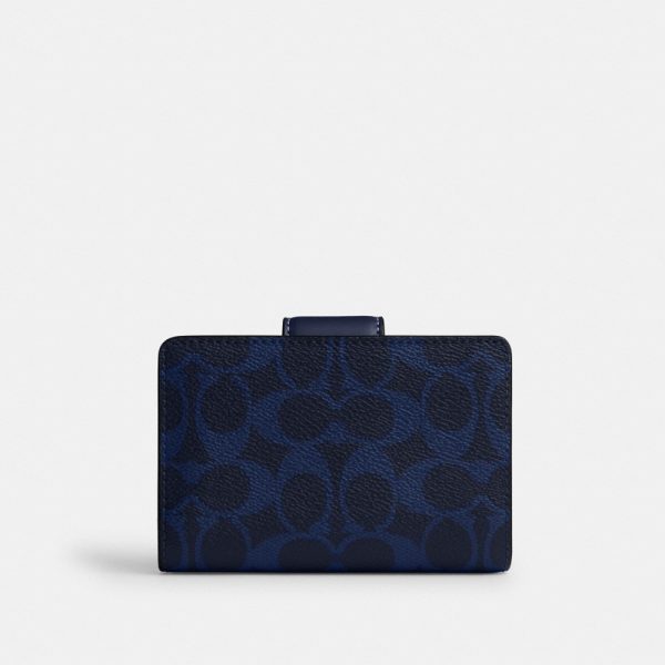 Coach Outlet Medium Corner Zip Wallet In Signature Canvas - Preorder