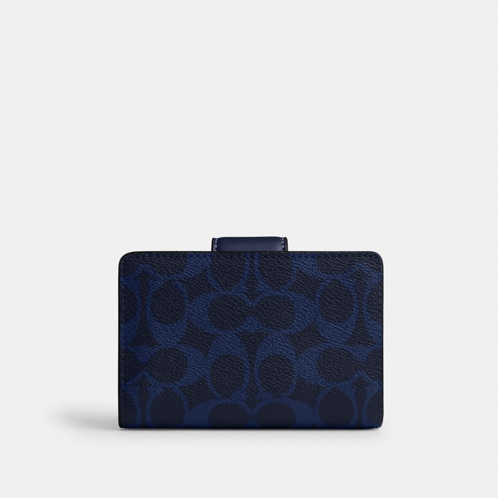 Coach Outlet Medium Corner Zip Wallet In Signature Canvas - Preorder