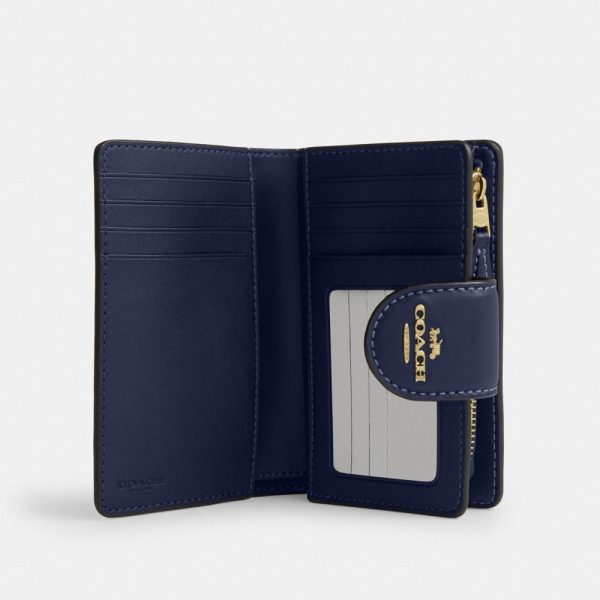 Coach Outlet Medium Corner Zip Wallet In Signature Canvas - Preorder