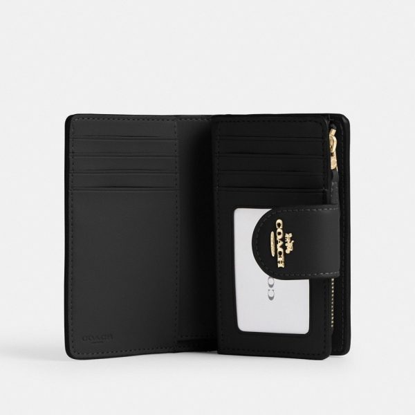 Coach Outlet Medium Corner Zip Wallet In Signature Canvas - Preorder