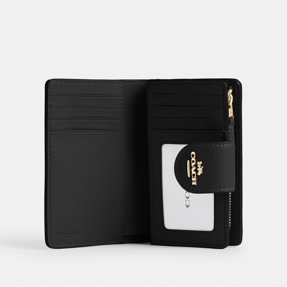 Coach Outlet Medium Corner Zip Wallet In Signature Canvas - Preorder