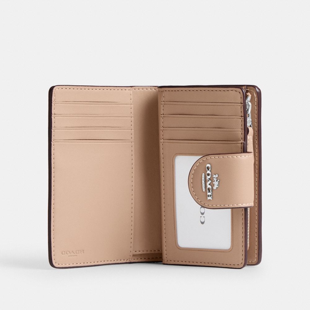 Coach Outlet Medium Corner Zip Wallet In Signature Canvas - Preorder
