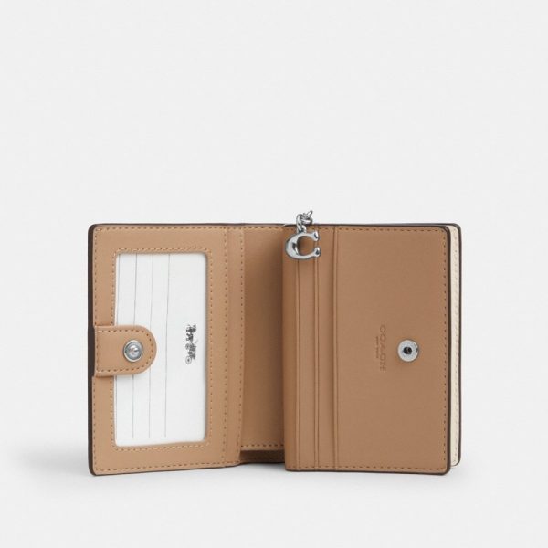 Coach Outlet Snap Wallet In Signature Canvas - Preorder