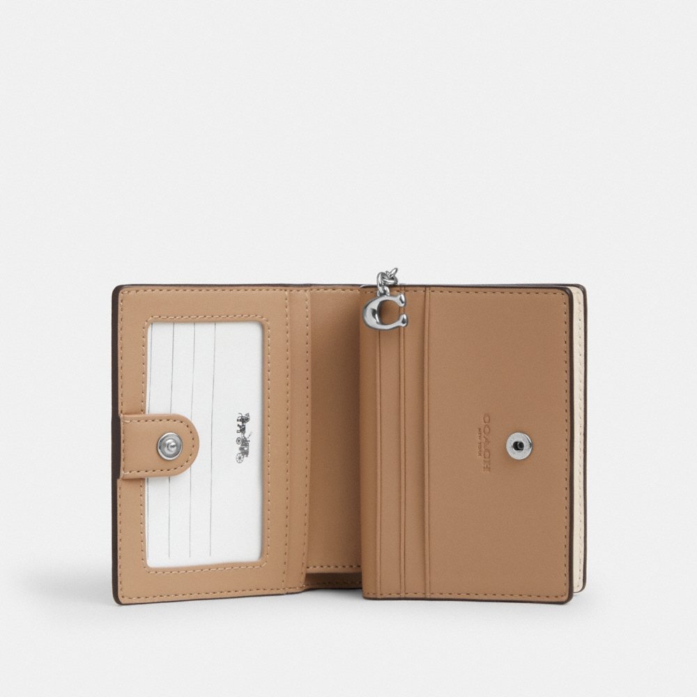 Coach Outlet Snap Wallet In Signature Canvas - Preorder