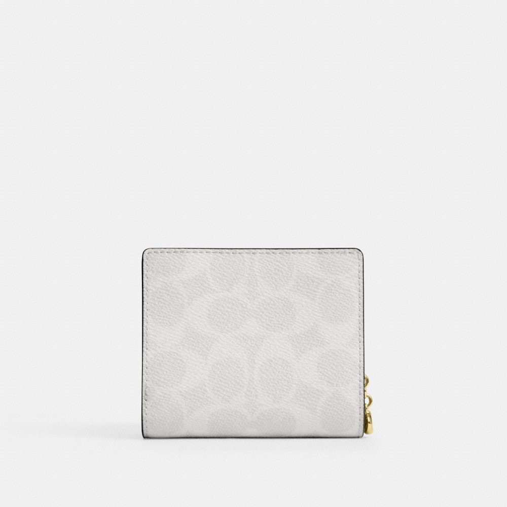 Coach Outlet Snap Wallet In Signature Canvas - Preorder