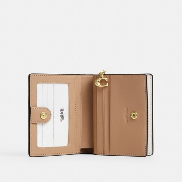 Coach Outlet Snap Wallet In Signature Canvas - Preorder