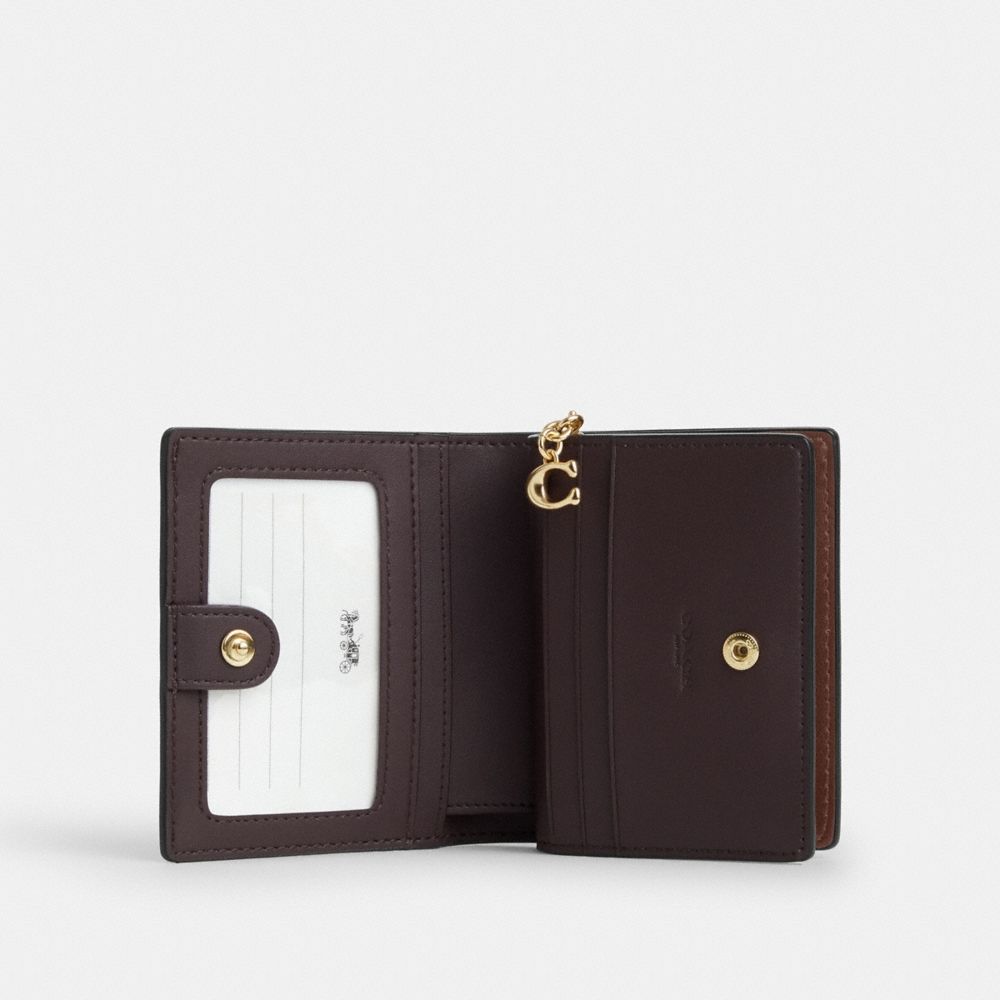 Coach Outlet Snap Wallet In Signature Canvas - Preorder