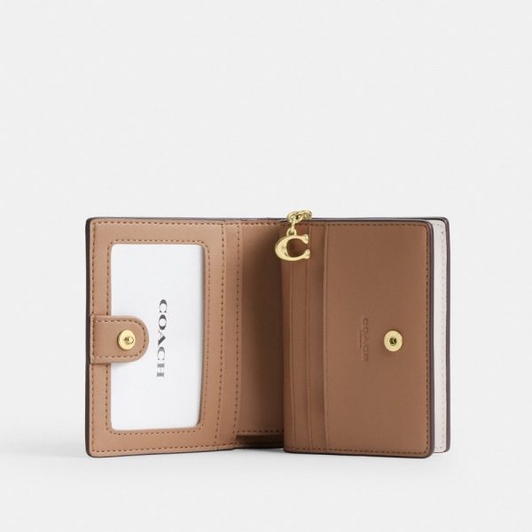 Coach Outlet Snap Wallet In Signature Canvas - Preorder