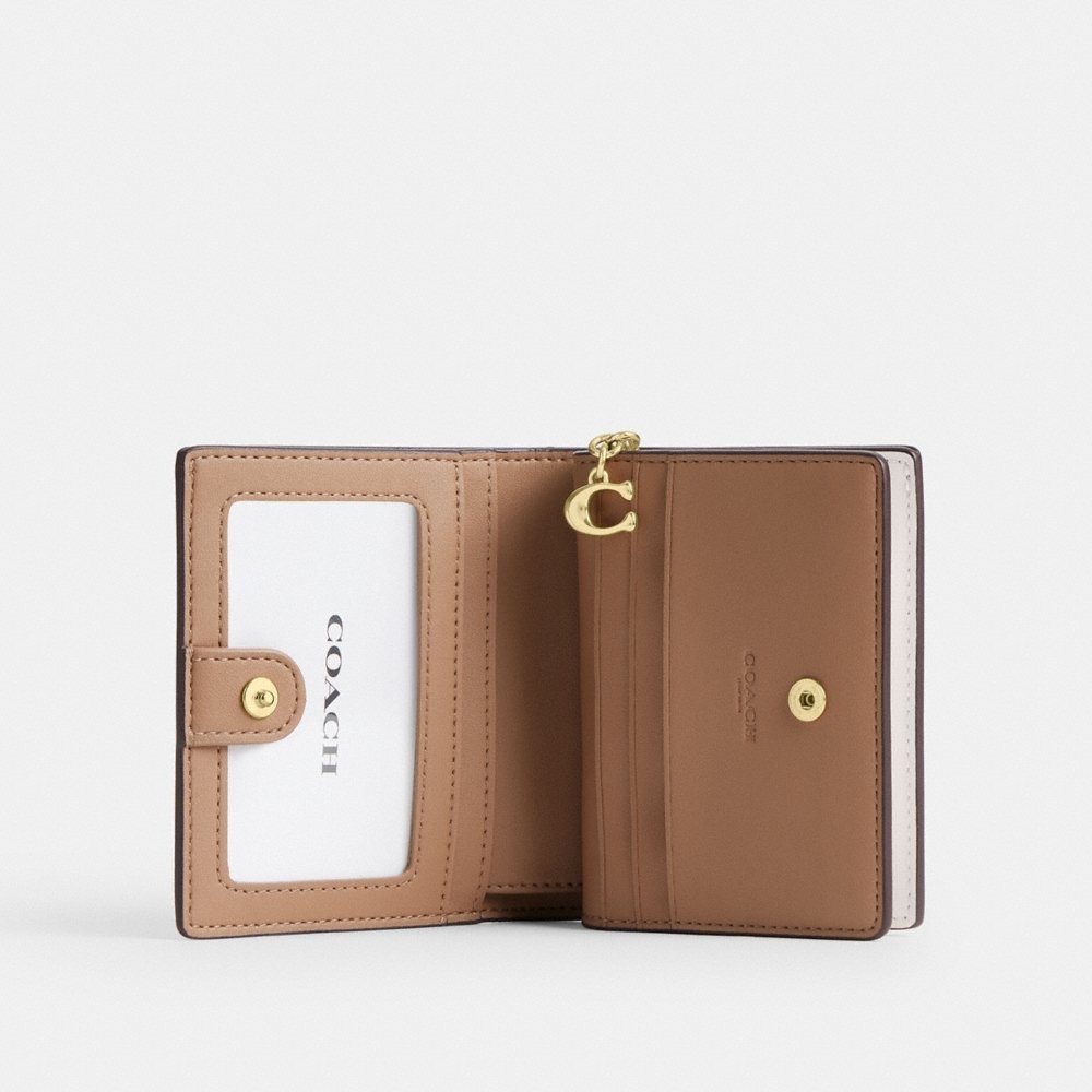 Coach Outlet Snap Wallet In Signature Canvas - Preorder