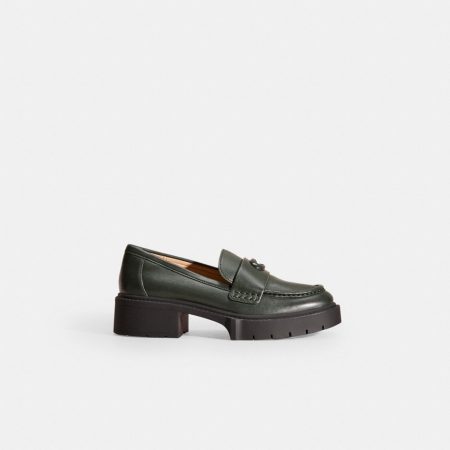 Coach Restored Leah Loafer - Preorder — Amazon Green
