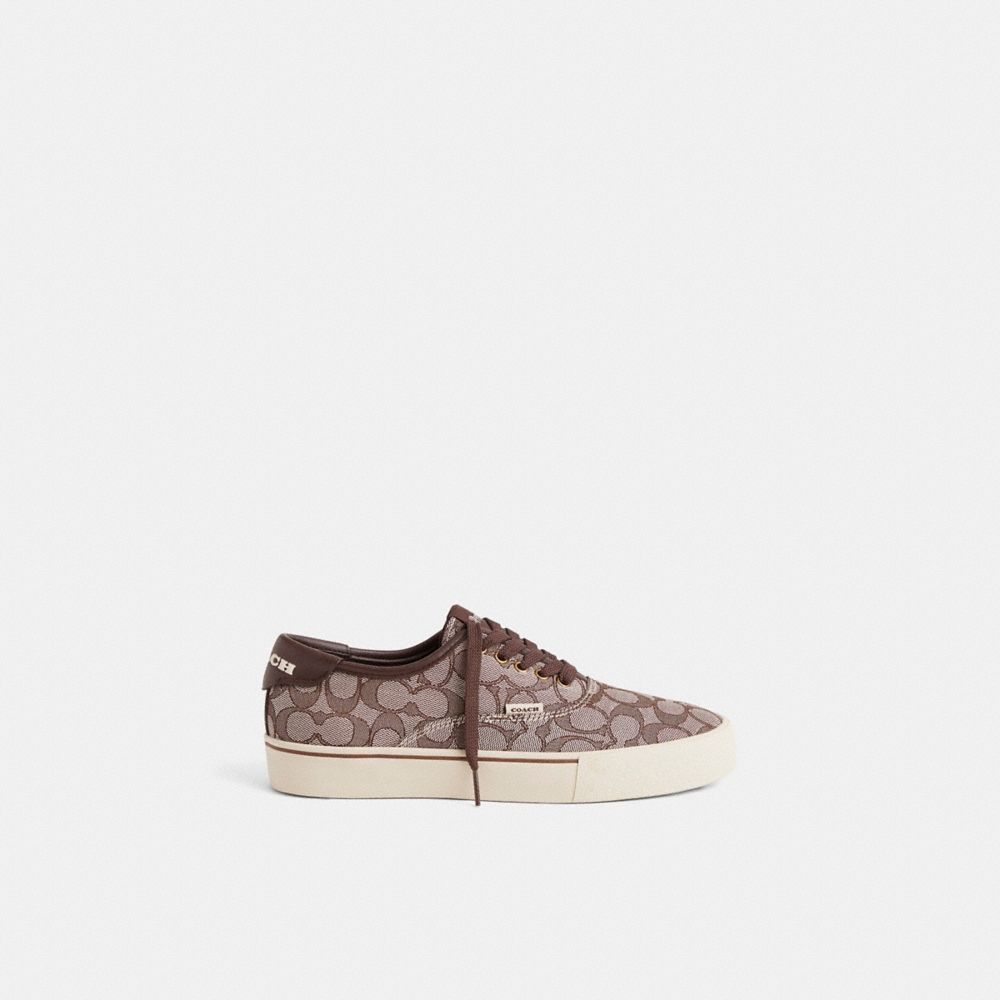 Coach Outlet Restored Skate Lace Up Sneaker In Signature Jacquard - Preorder