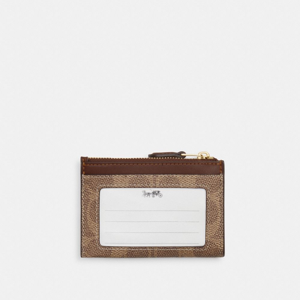 Coach Outlet Mini Skinny ID Case In Signature Canvas - Preorder