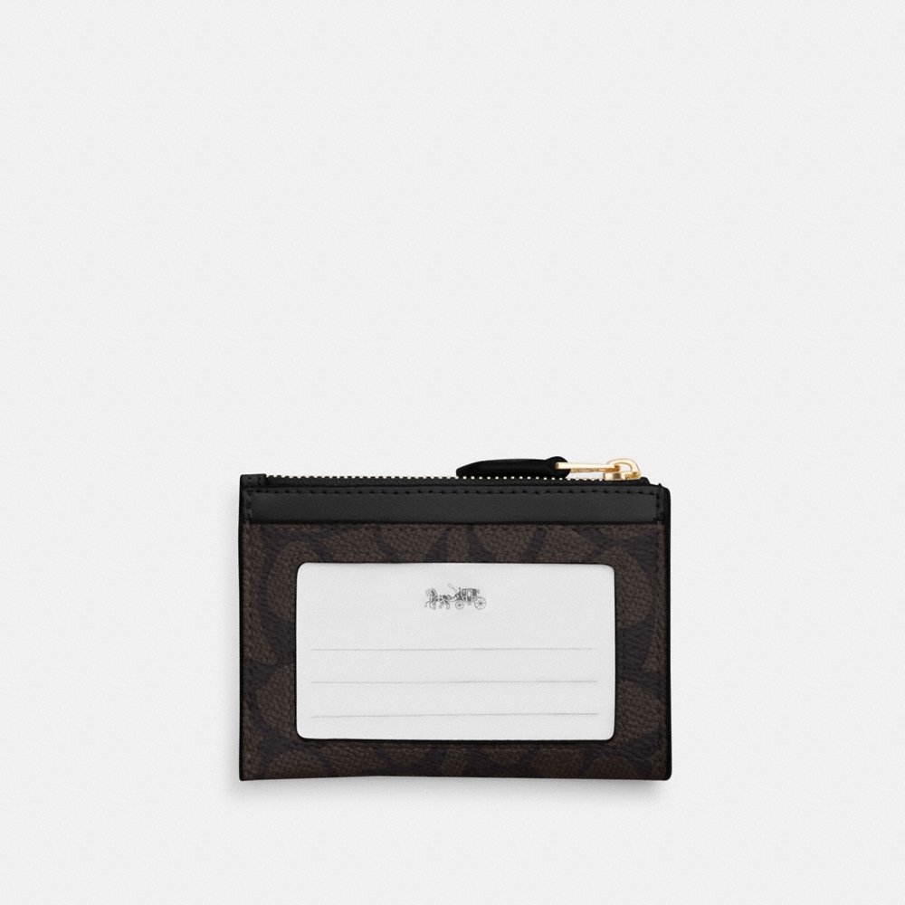 Coach Outlet Mini Skinny ID Case In Signature Canvas - Preorder