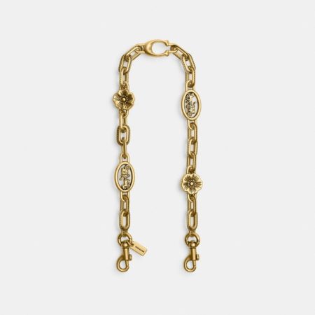 Coach Horse And Carriage Chain Strap - Preorder — Brass/Brass