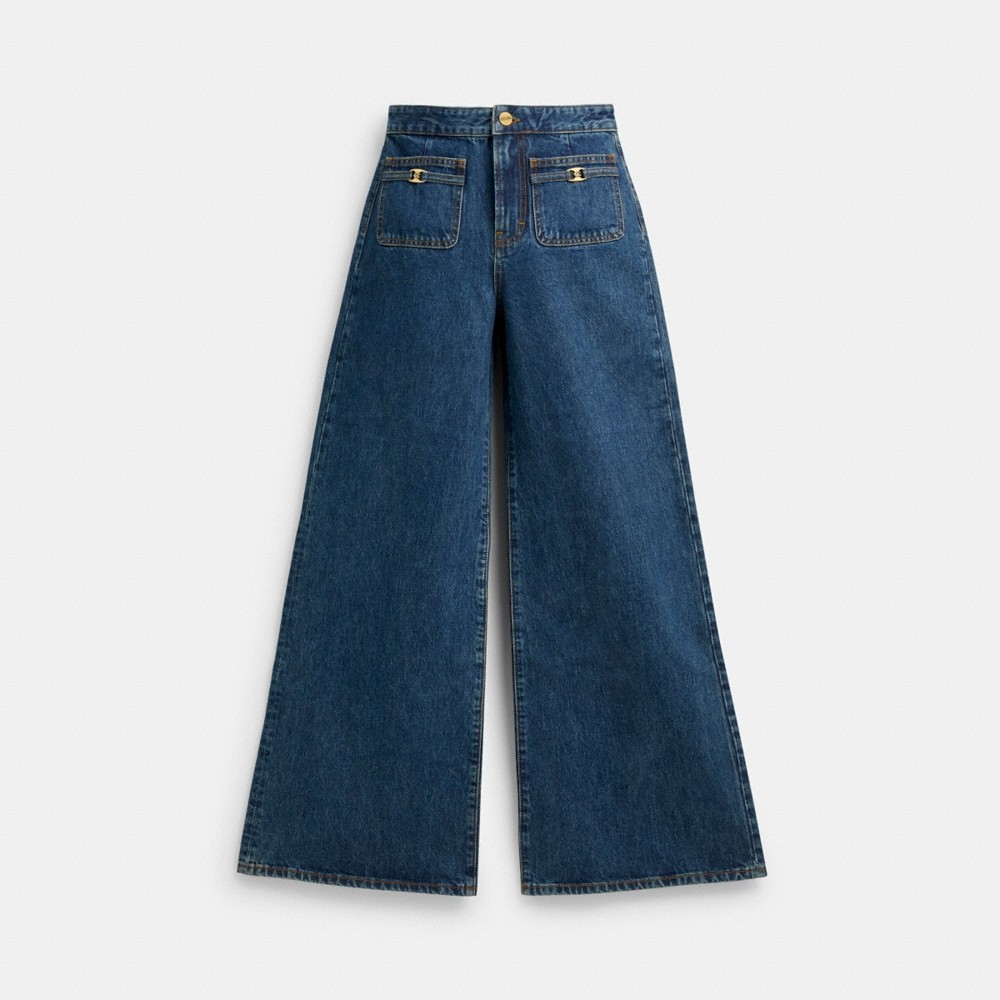 Coach Outlet Heritage C Loom Pants In Organic Cotton - Preorder