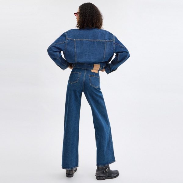 Coach Outlet Heritage C Loom Pants In Organic Cotton - Preorder