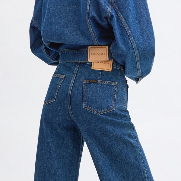 Coach Outlet Heritage C Loom Pants In Organic Cotton - Preorder