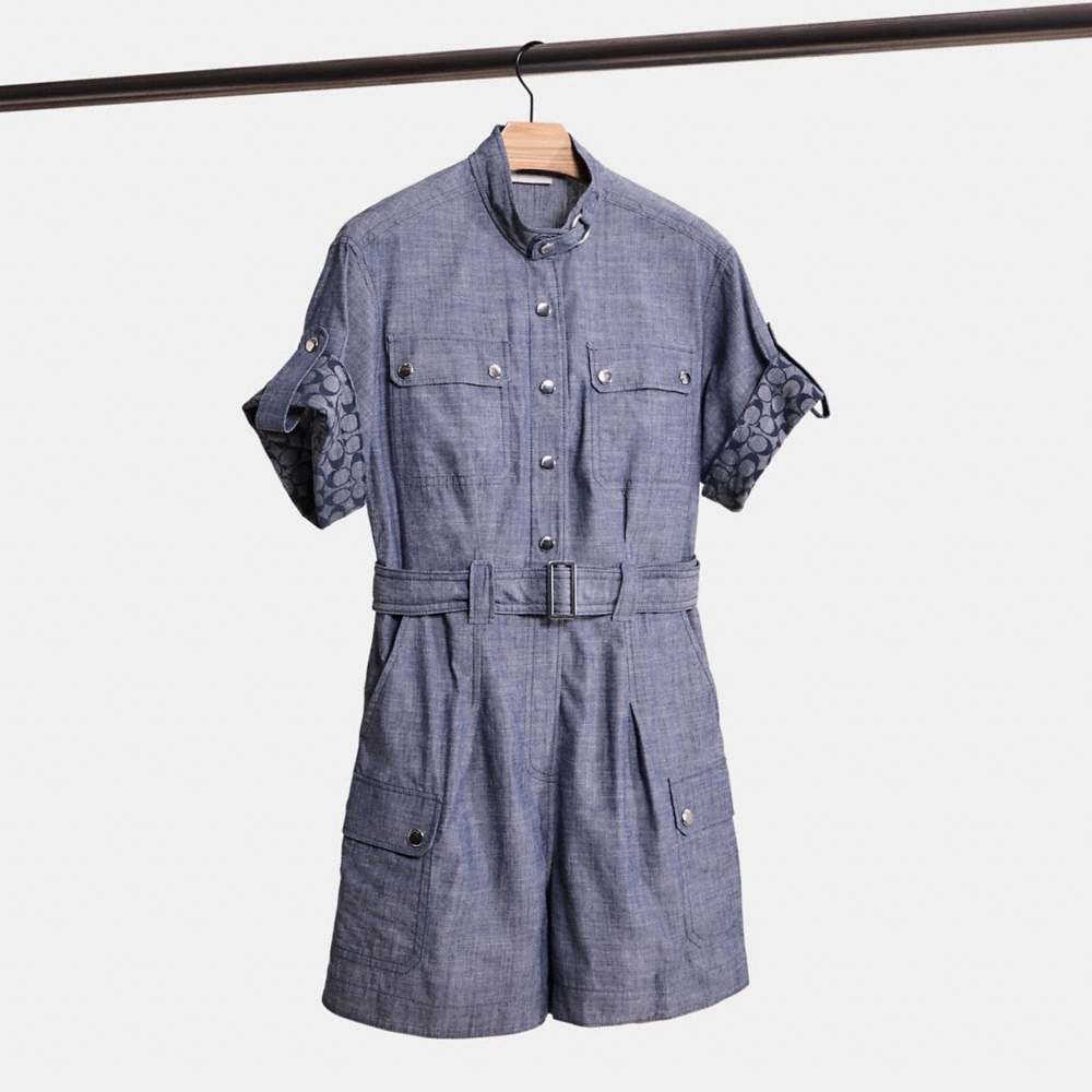 Coach Restored Belted Romper - Preorder