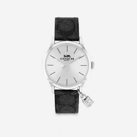 Coach Outlet Ruby Watch, 32MM - Preorder — Graphite Gray
